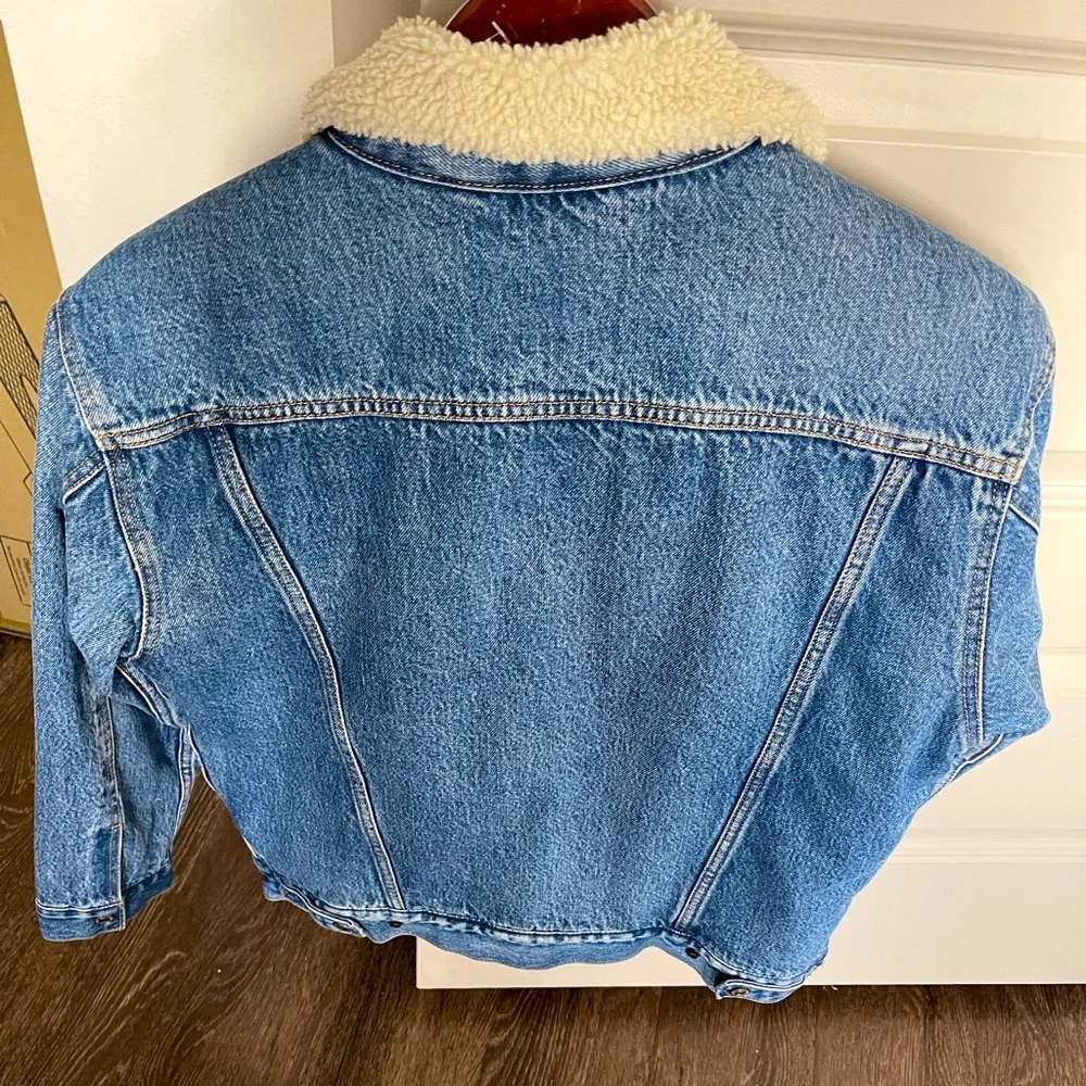 NWT  levi’s sweater jacket with 4 pockets for women, - Picture 5 of 11